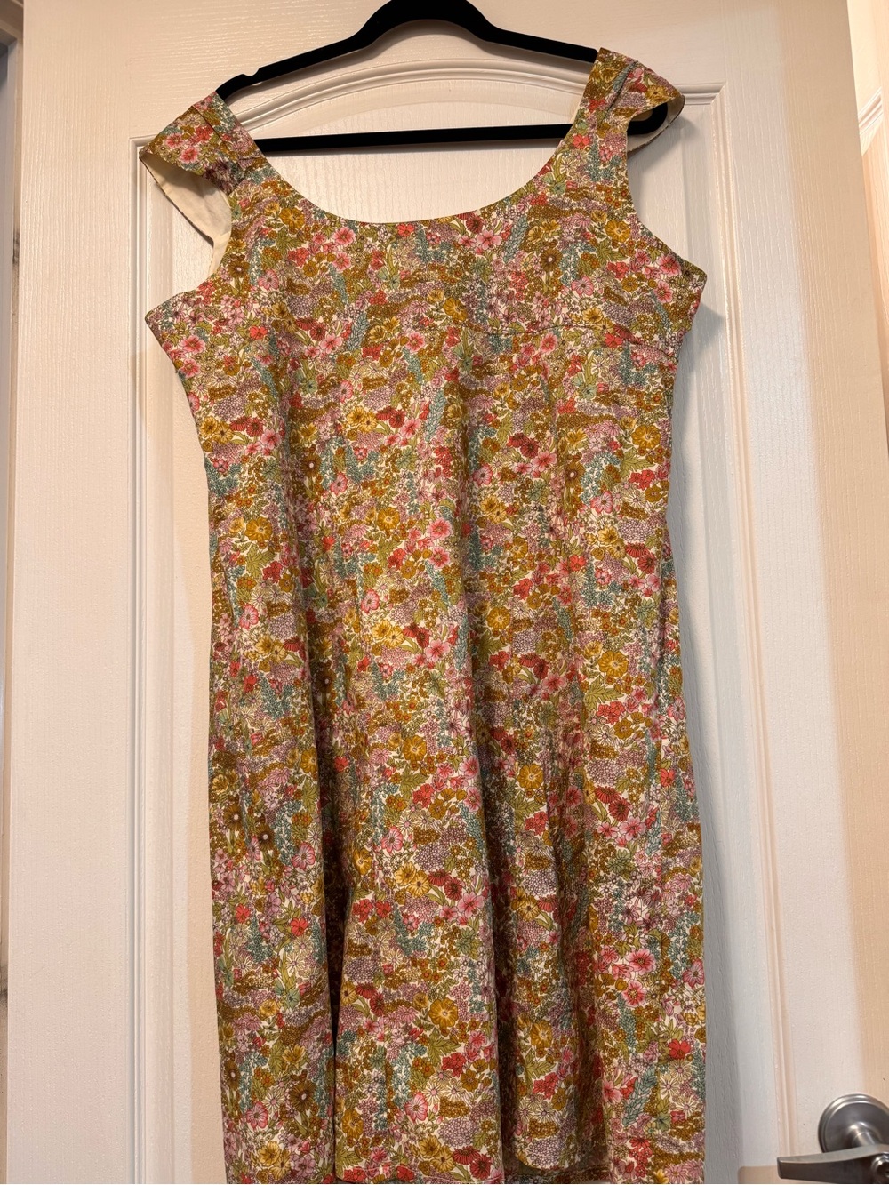 Liberty Art Dabrics Floral lightweightCotton A-Line Dress